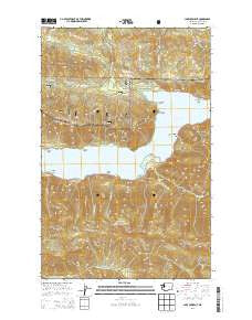 Lake Crescent Washington Current topographic map, 1:24000 scale, 7.5 X 7.5 Minute, Year 2014