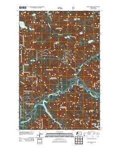 Lake Philippa Washington Historical topographic map, 1:24000 scale, 7.5 X 7.5 Minute, Year 2011