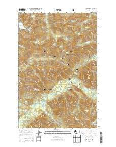Lake Philippa Washington Current topographic map, 1:24000 scale, 7.5 X 7.5 Minute, Year 2014