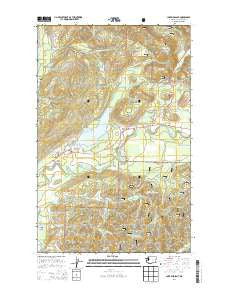 Lake Pleasant Washington Current topographic map, 1:24000 scale, 7.5 X 7.5 Minute, Year 2014