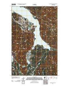 Lake Whatcom Washington Historical topographic map, 1:24000 scale, 7.5 X 7.5 Minute, Year 2011