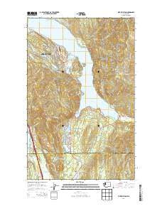 Lake Whatcom Washington Current topographic map, 1:24000 scale, 7.5 X 7.5 Minute, Year 2014