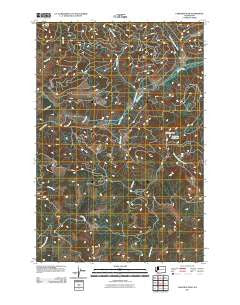 Lakeview Peak Washington Historical topographic map, 1:24000 scale, 7.5 X 7.5 Minute, Year 2011