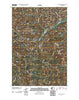 Lakeview Peak Washington Historical topographic map, 1:24000 scale, 7.5 X 7.5 Minute, Year 2011