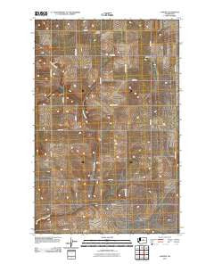 Lamoine Washington Historical topographic map, 1:24000 scale, 7.5 X 7.5 Minute, Year 2011
