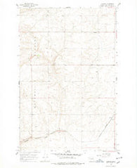 Lamoine Washington Historical topographic map, 1:24000 scale, 7.5 X 7.5 Minute, Year 1968