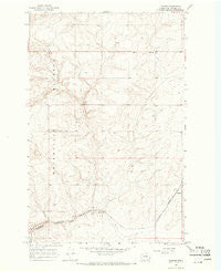 Lamoine Washington Historical topographic map, 1:24000 scale, 7.5 X 7.5 Minute, Year 1968
