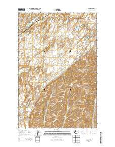 Lamont Washington Current topographic map, 1:24000 scale, 7.5 X 7.5 Minute, Year 2014