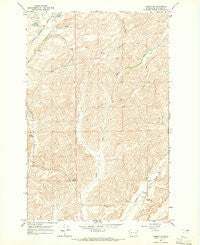 Lamont NE Washington Historical topographic map, 1:24000 scale, 7.5 X 7.5 Minute, Year 1964