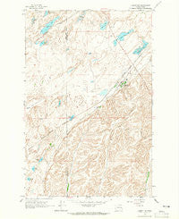 Lamont NW Washington Historical topographic map, 1:24000 scale, 7.5 X 7.5 Minute, Year 1964