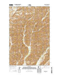 Lamont NE Washington Current topographic map, 1:24000 scale, 7.5 X 7.5 Minute, Year 2014