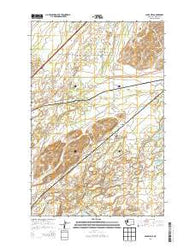 Lance Hills Washington Current topographic map, 1:24000 scale, 7.5 X 7.5 Minute, Year 2014