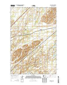 Lance Hills Washington Current topographic map, 1:24000 scale, 7.5 X 7.5 Minute, Year 2014