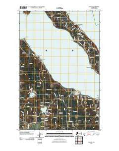 Langley Washington Historical topographic map, 1:24000 scale, 7.5 X 7.5 Minute, Year 2011