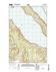 Langley Washington Current topographic map, 1:24000 scale, 7.5 X 7.5 Minute, Year 2014