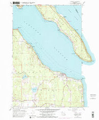 Langley Washington Historical topographic map, 1:24000 scale, 7.5 X 7.5 Minute, Year 1956