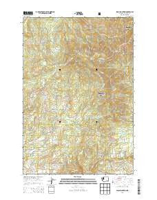 Larch Mountain Washington Current topographic map, 1:24000 scale, 7.5 X 7.5 Minute, Year 2014