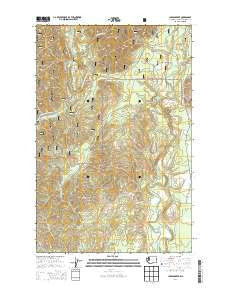 Larsen Creek Washington Current topographic map, 1:24000 scale, 7.5 X 7.5 Minute, Year 2014