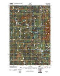 Latah Washington Historical topographic map, 1:24000 scale, 7.5 X 7.5 Minute, Year 2011