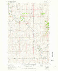 Latah Washington Historical topographic map, 1:24000 scale, 7.5 X 7.5 Minute, Year 1980