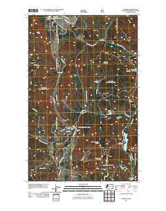 Laurier Washington Historical topographic map, 1:24000 scale, 7.5 X 7.5 Minute, Year 2011