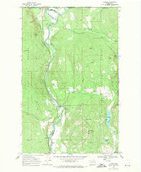 Laurier Washington Historical topographic map, 1:24000 scale, 7.5 X 7.5 Minute, Year 1969