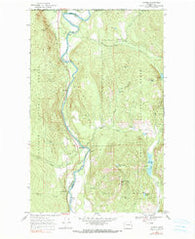 Laurier Washington Historical topographic map, 1:24000 scale, 7.5 X 7.5 Minute, Year 1969