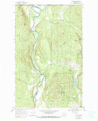 Laurier Washington Historical topographic map, 1:24000 scale, 7.5 X 7.5 Minute, Year 1969
