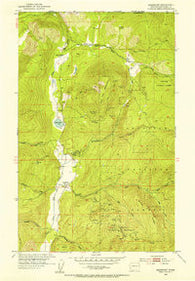 Leadpoint Washington Historical topographic map, 1:24000 scale, 7.5 X 7.5 Minute, Year 1952