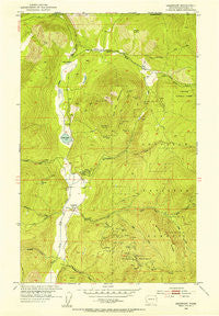 Leadpoint Washington Historical topographic map, 1:24000 scale, 7.5 X 7.5 Minute, Year 1952