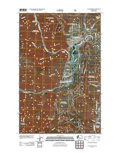 Leavenworth Washington Historical topographic map, 1:24000 scale, 7.5 X 7.5 Minute, Year 2011