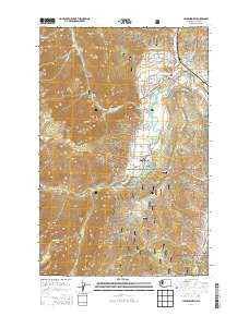 Leavenworth Washington Current topographic map, 1:24000 scale, 7.5 X 7.5 Minute, Year 2014