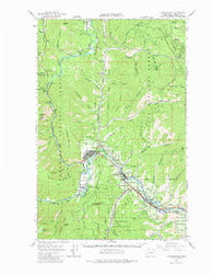 Leavenworth Washington Historical topographic map, 1:62500 scale, 15 X 15 Minute, Year 1964
