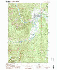 Leavenworth Washington Historical topographic map, 1:24000 scale, 7.5 X 7.5 Minute, Year 1989