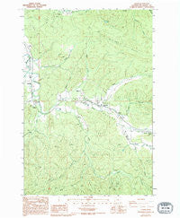 Lebam Washington Historical topographic map, 1:24000 scale, 7.5 X 7.5 Minute, Year 1986