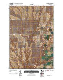Lenzie Ranch Washington Historical topographic map, 1:24000 scale, 7.5 X 7.5 Minute, Year 2011