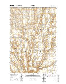 Lenzie Ranch Washington Current topographic map, 1:24000 scale, 7.5 X 7.5 Minute, Year 2013