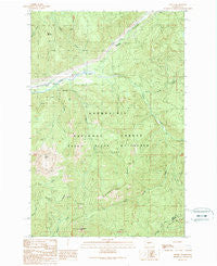 Lester Washington Historical topographic map, 1:24000 scale, 7.5 X 7.5 Minute, Year 1989