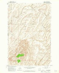 Levey NE Washington Historical topographic map, 1:24000 scale, 7.5 X 7.5 Minute, Year 1964