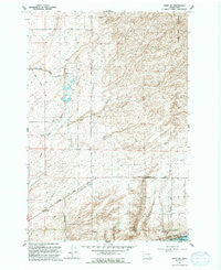 Levey SW Washington Historical topographic map, 1:24000 scale, 7.5 X 7.5 Minute, Year 1991