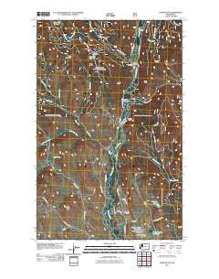 Lewis Butte Washington Historical topographic map, 1:24000 scale, 7.5 X 7.5 Minute, Year 2011