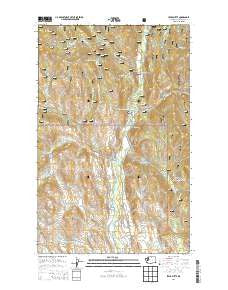 Lewis Butte Washington Current topographic map, 1:24000 scale, 7.5 X 7.5 Minute, Year 2014
