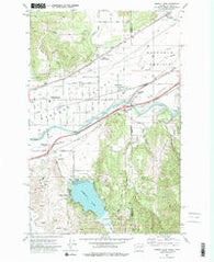 Liberty Lake Washington Historical topographic map, 1:24000 scale, 7.5 X 7.5 Minute, Year 1973