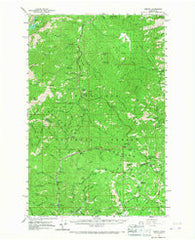 Liberty Washington Historical topographic map, 1:62500 scale, 15 X 15 Minute, Year 1961