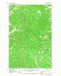 Liberty Washington Historical topographic map, 1:62500 scale, 15 X 15 Minute, Year 1961