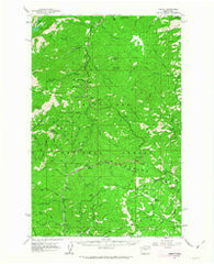 Liberty Washington Historical topographic map, 1:62500 scale, 15 X 15 Minute, Year 1961