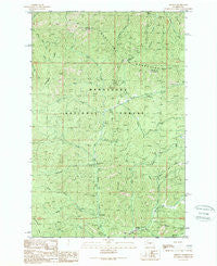 Liberty Washington Historical topographic map, 1:24000 scale, 7.5 X 7.5 Minute, Year 1989