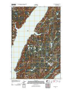 Lilliwaup Washington Historical topographic map, 1:24000 scale, 7.5 X 7.5 Minute, Year 2011