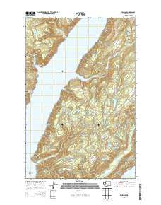 Lilliwaup Washington Current topographic map, 1:24000 scale, 7.5 X 7.5 Minute, Year 2014