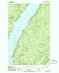 Lilliwaup Washington Historical topographic map, 1:24000 scale, 7.5 X 7.5 Minute, Year 1985